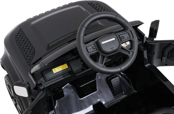 Elektrické autíčko Land Rover Defender čierne