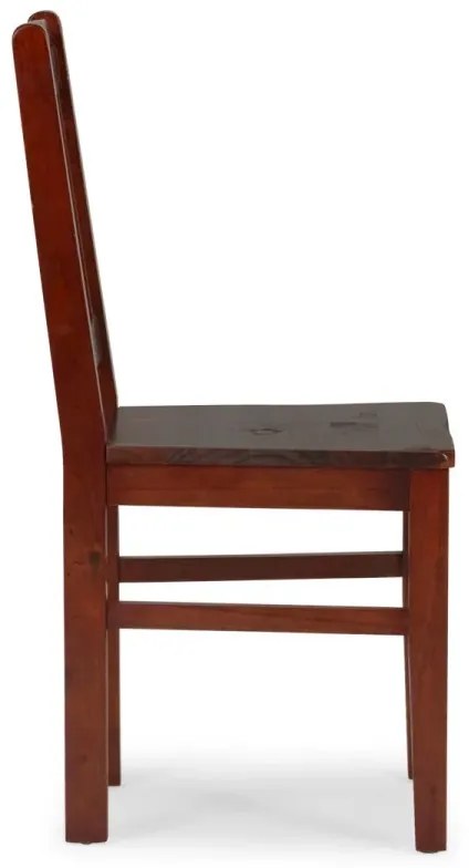 furniture-nabytek.cz - Sada 2 masivních dřevěných židlí Catana z borovice, hnědá, lakovaná