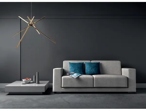 MAXLIGHT P0457 - LED Luster na lanku SPIDER LED/33W/230V zlatá