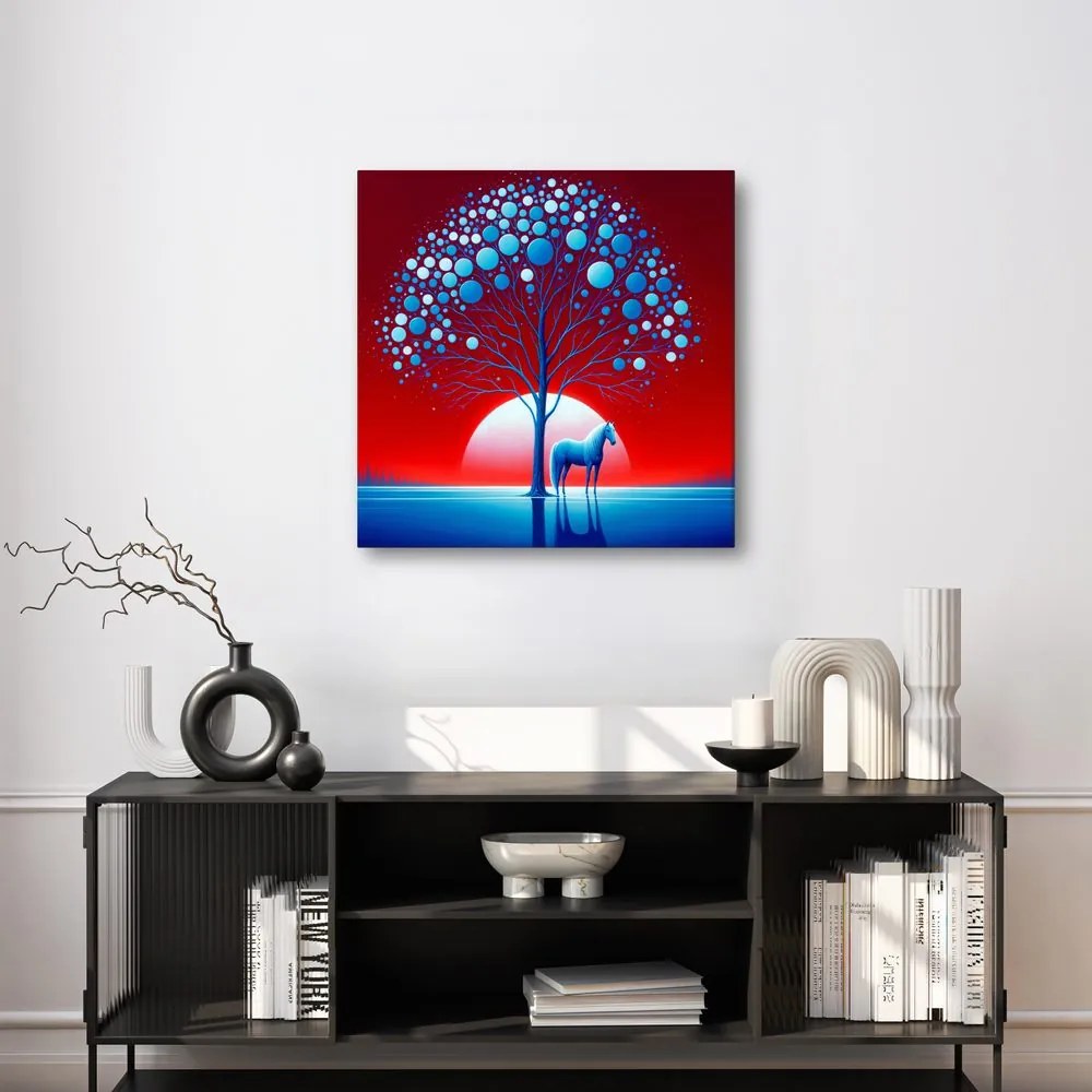 Obraz magický strom života v krajine