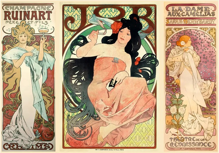 Fototapeta - Alfons Mucha - ženy 350x245 + zadarmo lepidlo