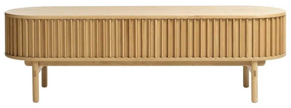 TV stolík v dekore duba v prírodnej farbe 160x48 cm Carno – Unique Furniture