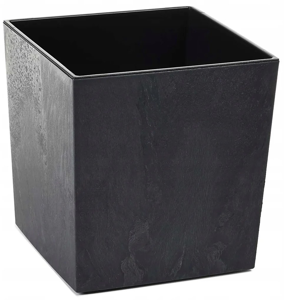 Kvetináč Flore 25x25 cm čierny betón