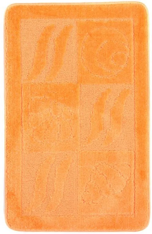 Kúpeľňová predložka 1107 oranžová, Šířky běhounů 100 cm