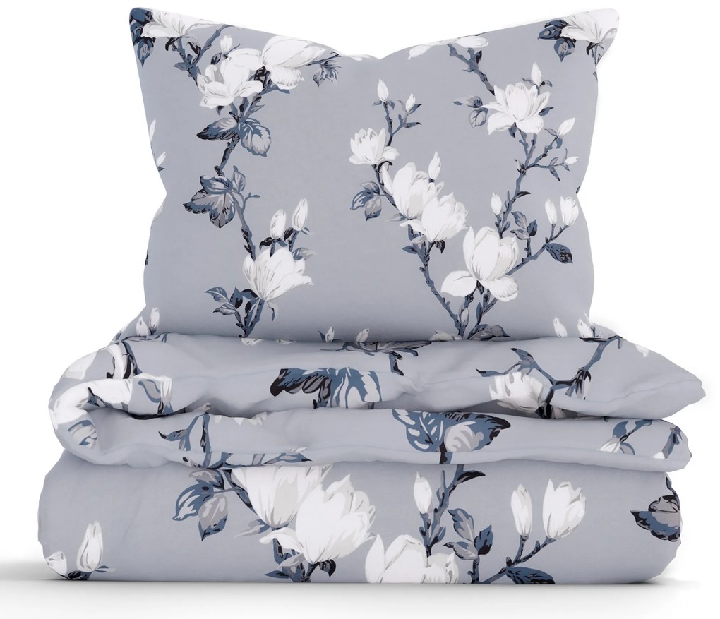 Predĺžené bavlnené obliečky Renforcé - Johari šedé