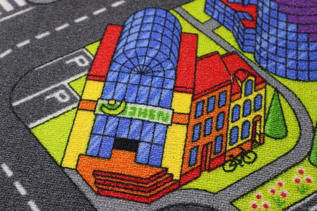 Detský kusový koberec cesty Big City, 95x133, viacfarebná, detská izba, Associated Weavers