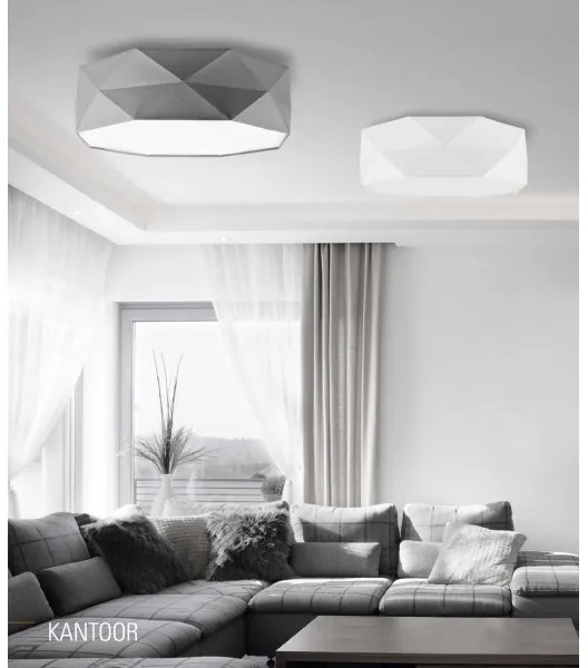 Stropné svietidlo KANTOOR 4xE27/60W/230V biela