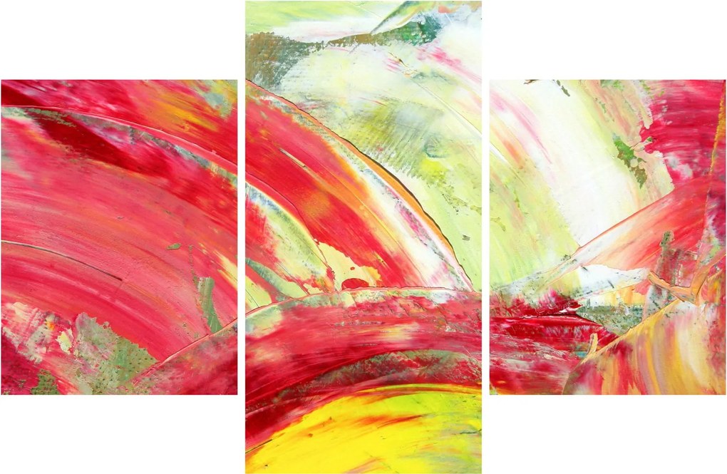 Obraz abstrakcie - maľba (90x60 cm)