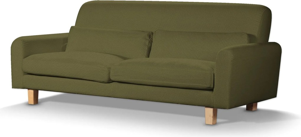 Poťah na sedačku Nikkala krátky farba produktu zelená látka zapletaná