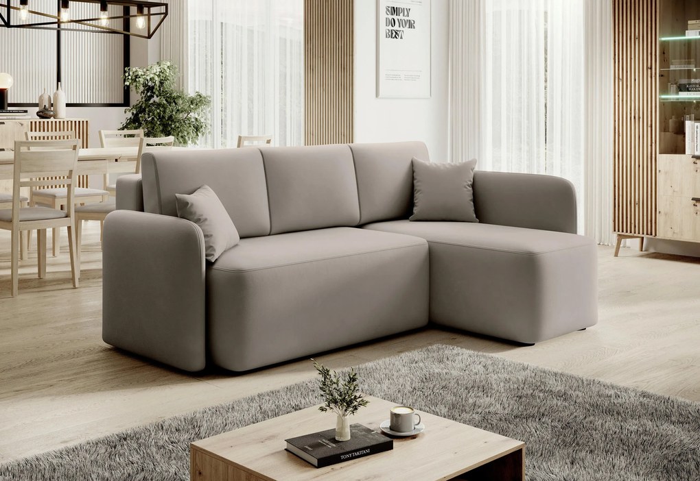 XXXLutz ROHOVÁ SEDAČKA, textil, béžová MID.YOU - Sedačky - 00000L001610