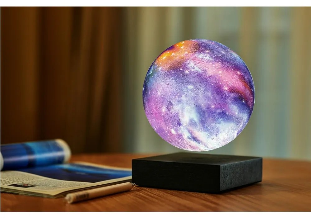 Čierna stolová levitujúca lampa Gingko Galaxy