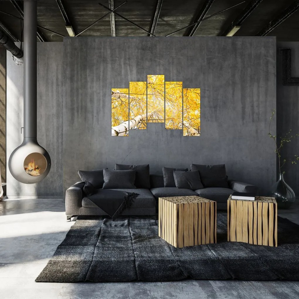 Jesenné lístie - moderný obraz