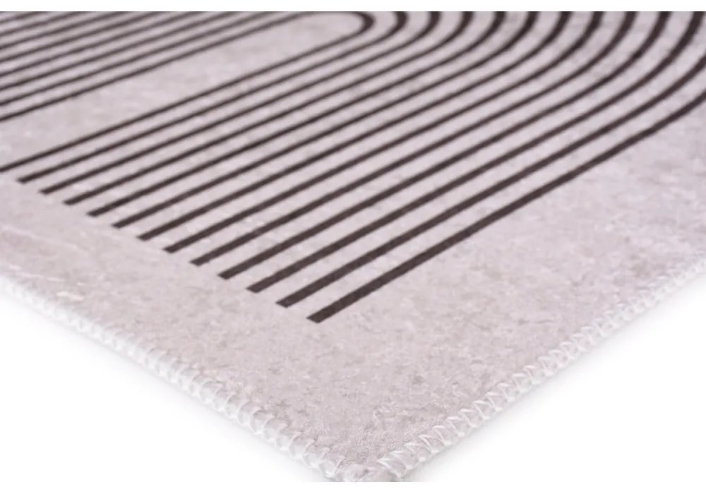 Krémovobiely umývateľný behúň 80x200 cm – Vitaus