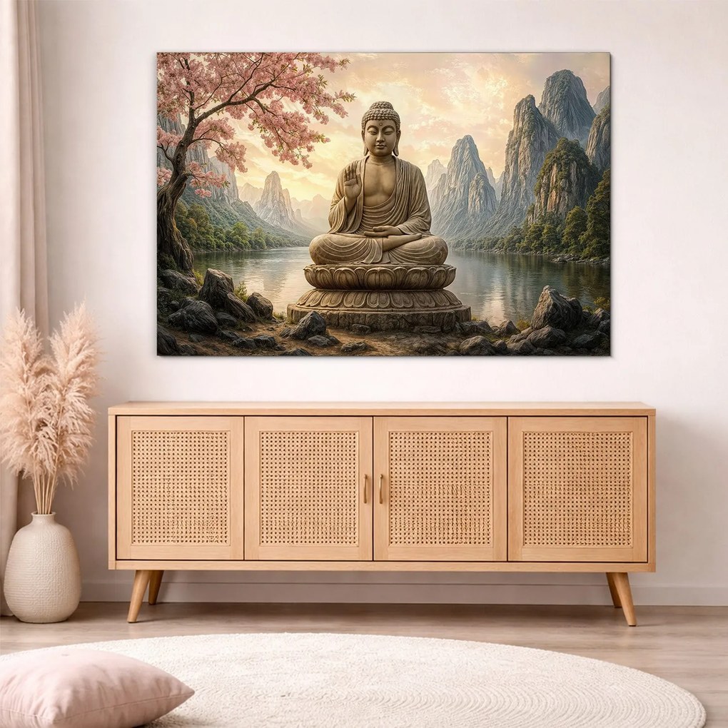 DUBLEZ | Farebný obraz na stenu - Buddha | UV potlač, Premium