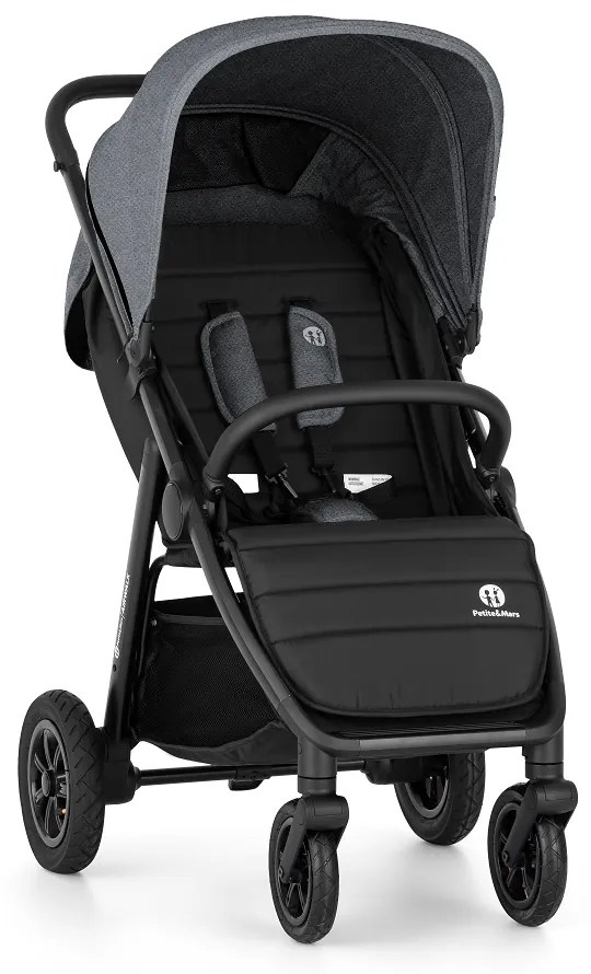 PETITE&MARS Kočík športový Airwalk2 Ultimate grey