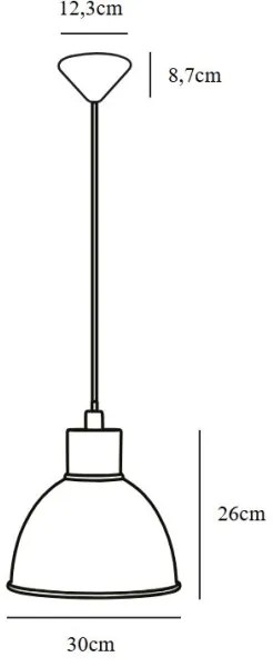 Nordlux - Luster na lanku POP 1xE27/60W/230V čierna