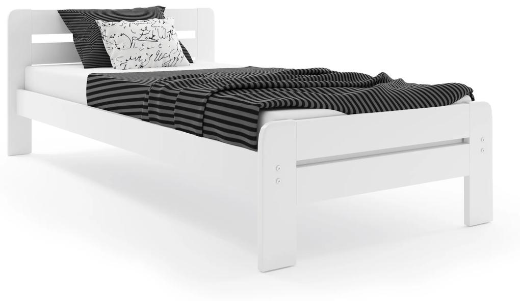 Jednolôžková posteľ DALLAS 90 farba: biela
