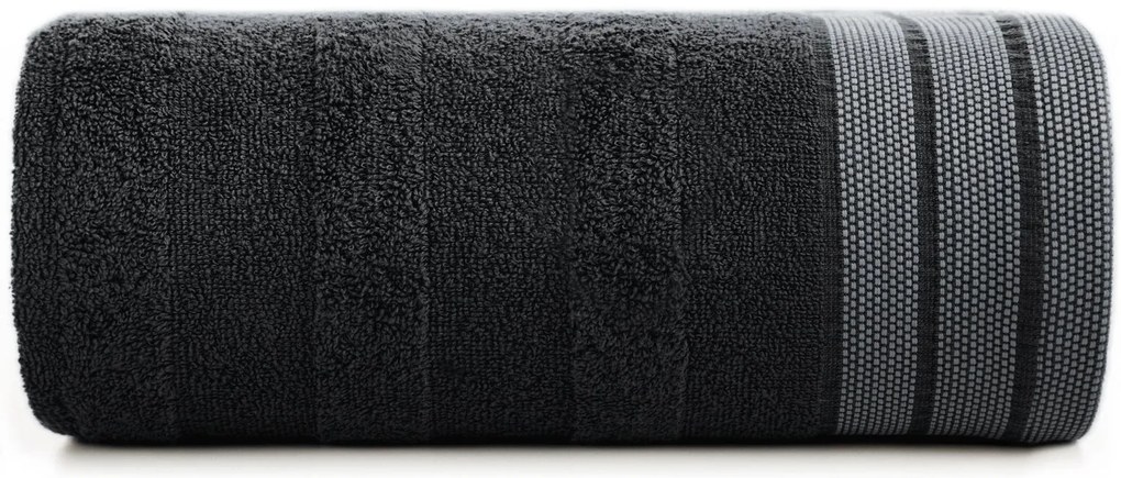 BAVLNENÝ UTERÁK PATI SADA 6KS 50X90 CM ČIERNA
