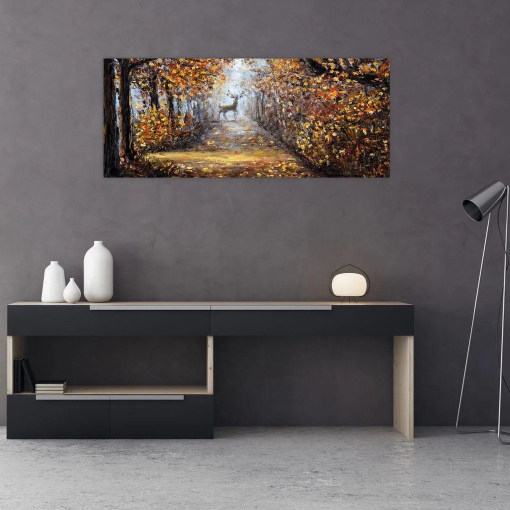 Obraz - Duch lesa (120x50 cm)