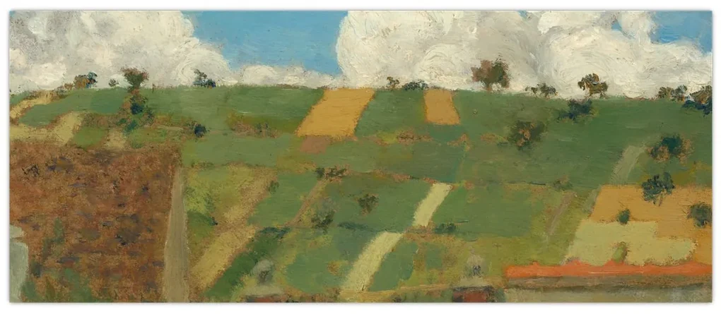 Obraz - Edouard Vuillard, Landscape of the Ile de France, reprodukcia (120x50 cm)