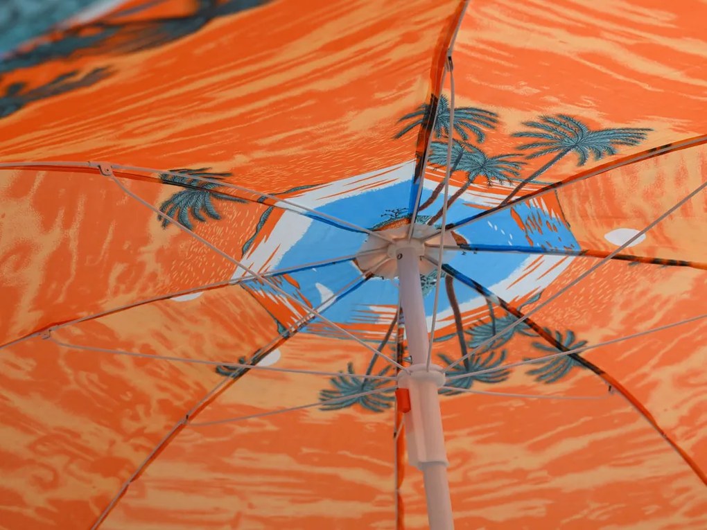 Slnečník SUNSET BEACH 180 cm, oranžový