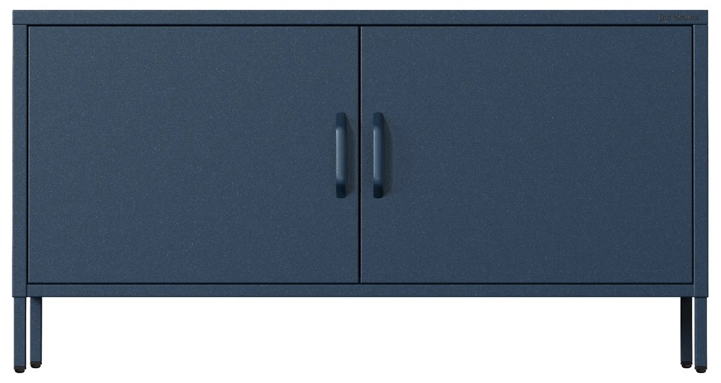 TV stolík na nožičkách ROSA, 1150 x 595 x 400 mm, Modern: tmavomodrá farba