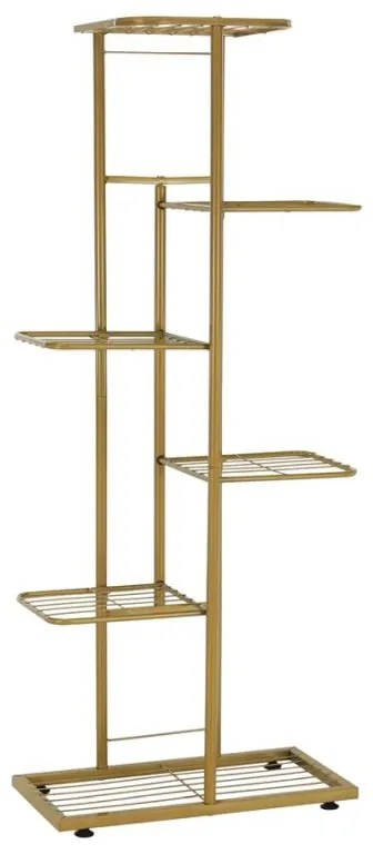 Kondela Kovový stojan na kvety, zlatý, BAMIR TYP 3