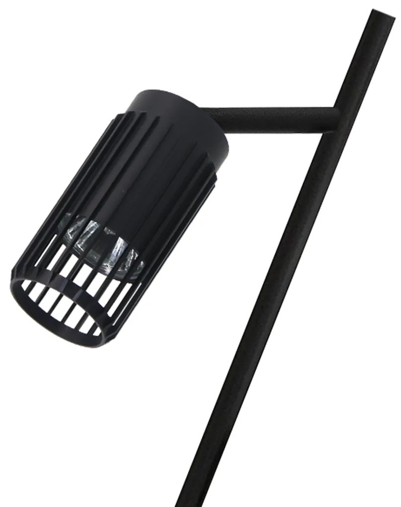Stolná lampa Vertical, 1x čierne kovové tienidlo, b