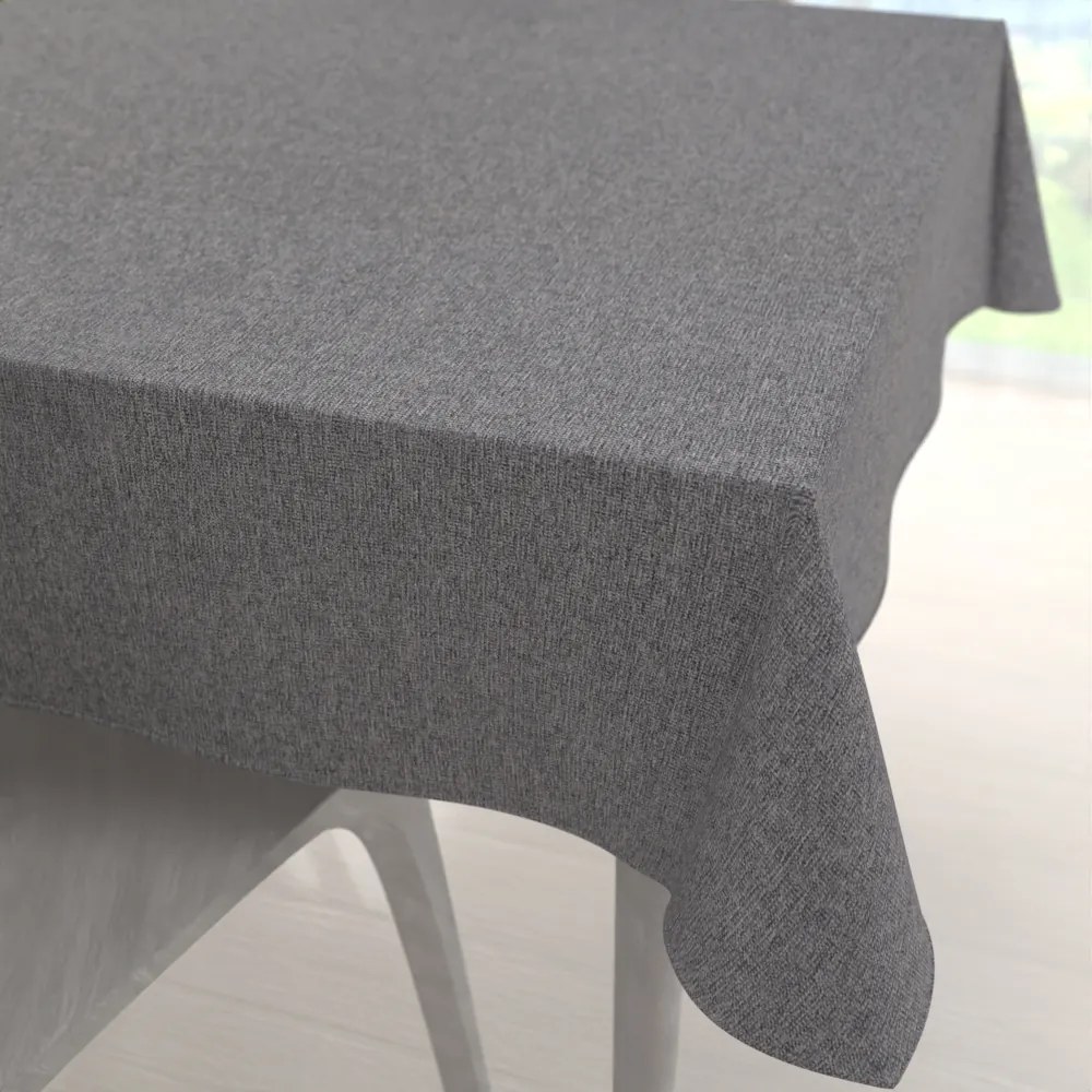 Biante Dekoračný štvorcový obrus BKT-551 Sivý režný 130x130 cm