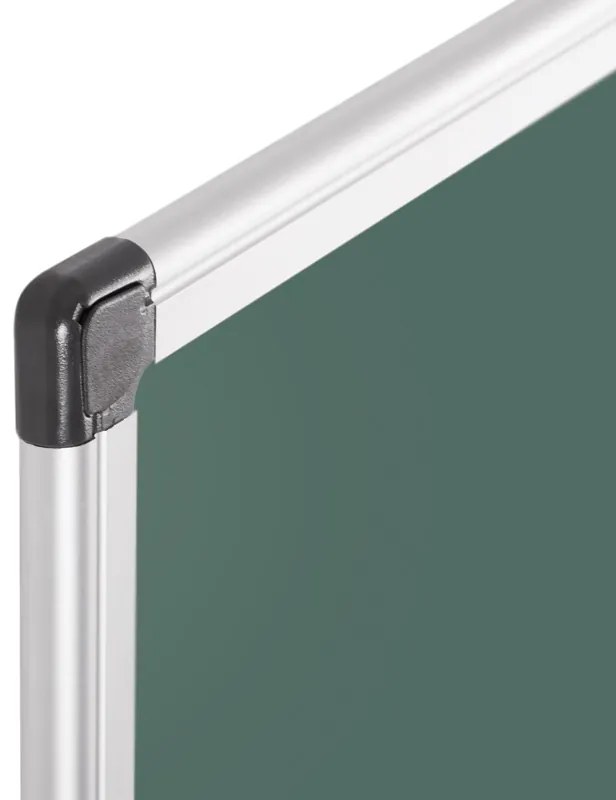 Zelená školská keramická popisovacia tabuľa na stenu, magnetická, 2000 x 1000 mm