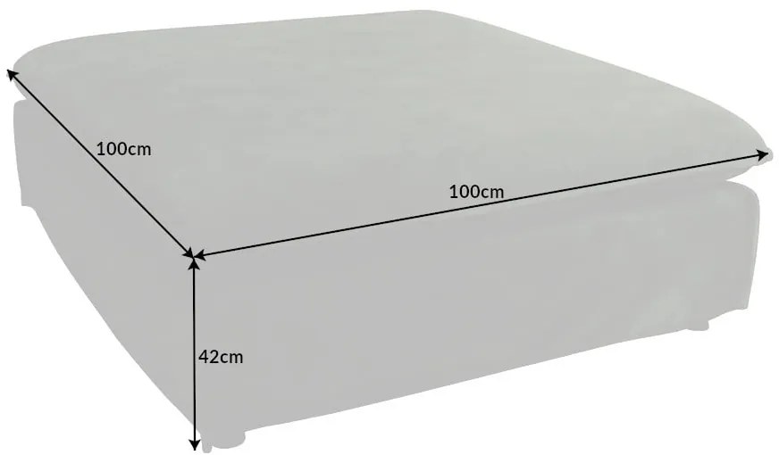 Taburetka Heaven 100cm tmavozelený zamat