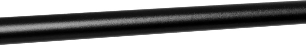 Čierny dvojitý vešiak na oblečenie BENI