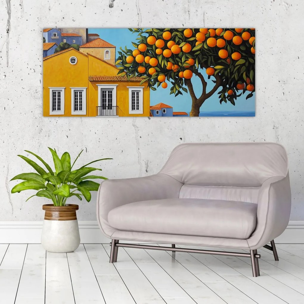 Obraz - Pomarančovník (120x50 cm)