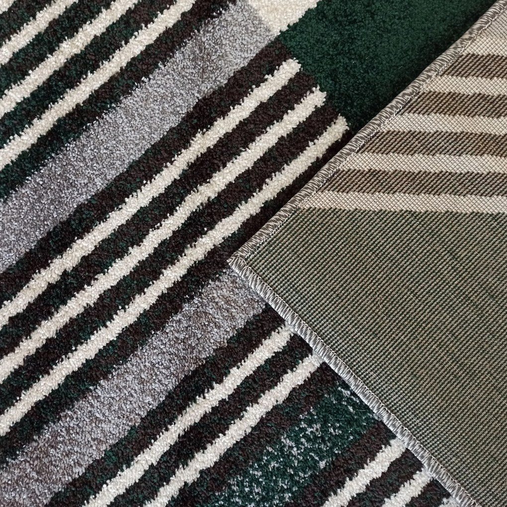 DY OTTO 03 Šedo-zelený koberec Rozmer: 240x330 cm