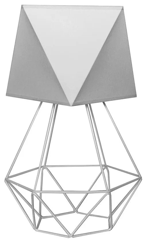 Helam Stolná lampa ADAMANT LARGE 1xE27/60W/230V šedá HE0458