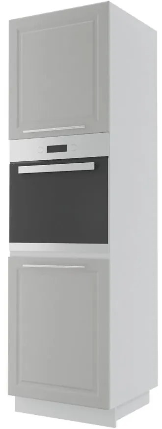 Kuchynská skrinka Emporium D14RU/2D light grey stone/biela