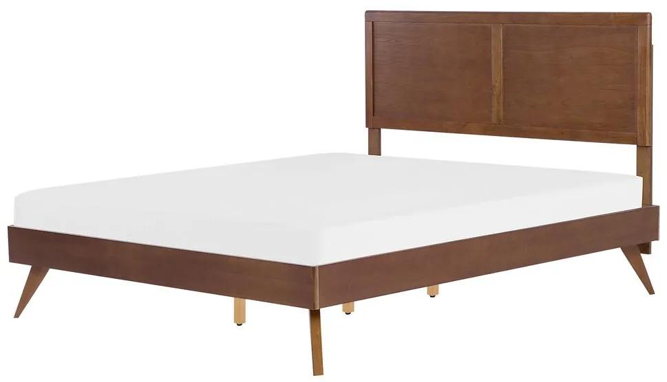 Manželská posteľ 160 cm ISTA (s roštom) (tmavé drevo). Vlastná spoľahlivá doprava až k Vám domov. 1007295