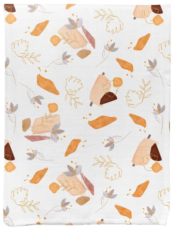 Biela mušelínová detská deka 75x100 cm Boho – Mijolnir