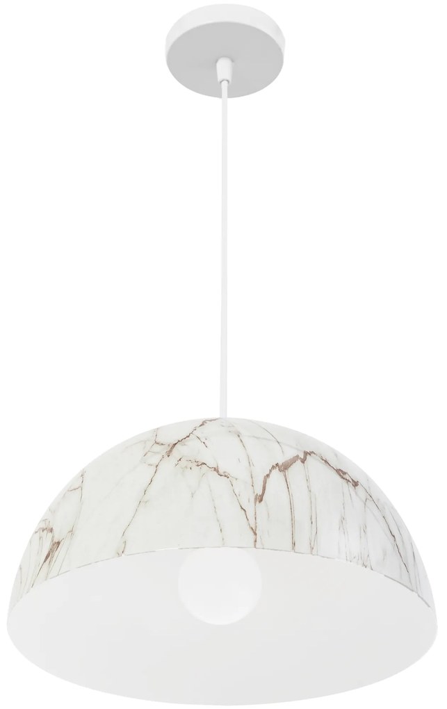 Toolight Toolight, závesná lampa APP911-1CP Marble, imitácia kameňa, OSW-06620