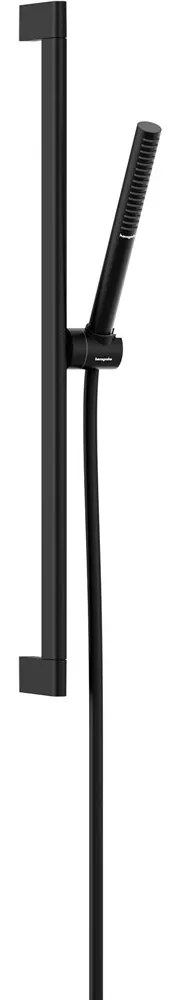 HANSGROHE Pulsify S sprchová súprava, tyčová ručná sprcha 1jet EcoSmart, 65 cm sprchová tyč, jazdec a sprchová hadica 160 cm, matná čierna, 24372670