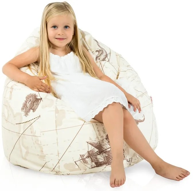 INTERMEDIC SK Sedací vak BAG Sako Design Columbia – 300 L, polyester, moderný motív Veľkosť: L