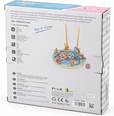 Arkádová hra Viga 44080 PolarB magnetický rybník