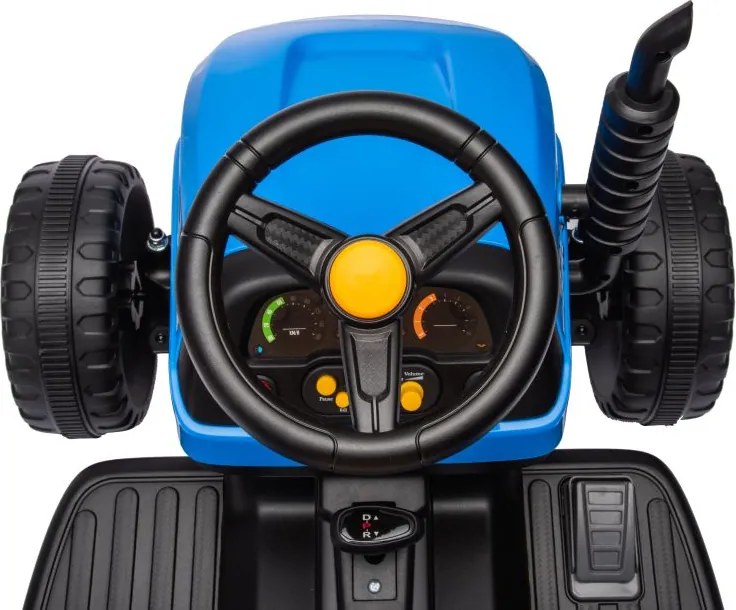 LEAN CARS Elektrický traktor BBH-030 modrý