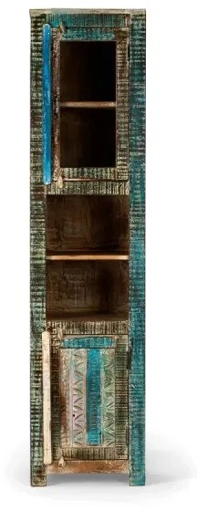 furniture-nabytek.cz - Koupelnová vysoká skříňka Blue Lagoon