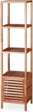 Regál Naturel Home 35.5x160x39.5 cm orech mat HOMEREG5