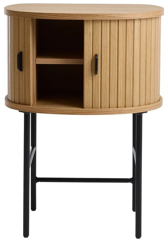 Nočný stolík v prírodnej farbe Nola – Unique Furniture