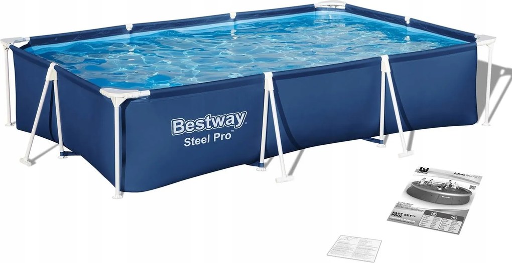 56404 Záhradný roštový bazén 300x201x66 cm Bestway