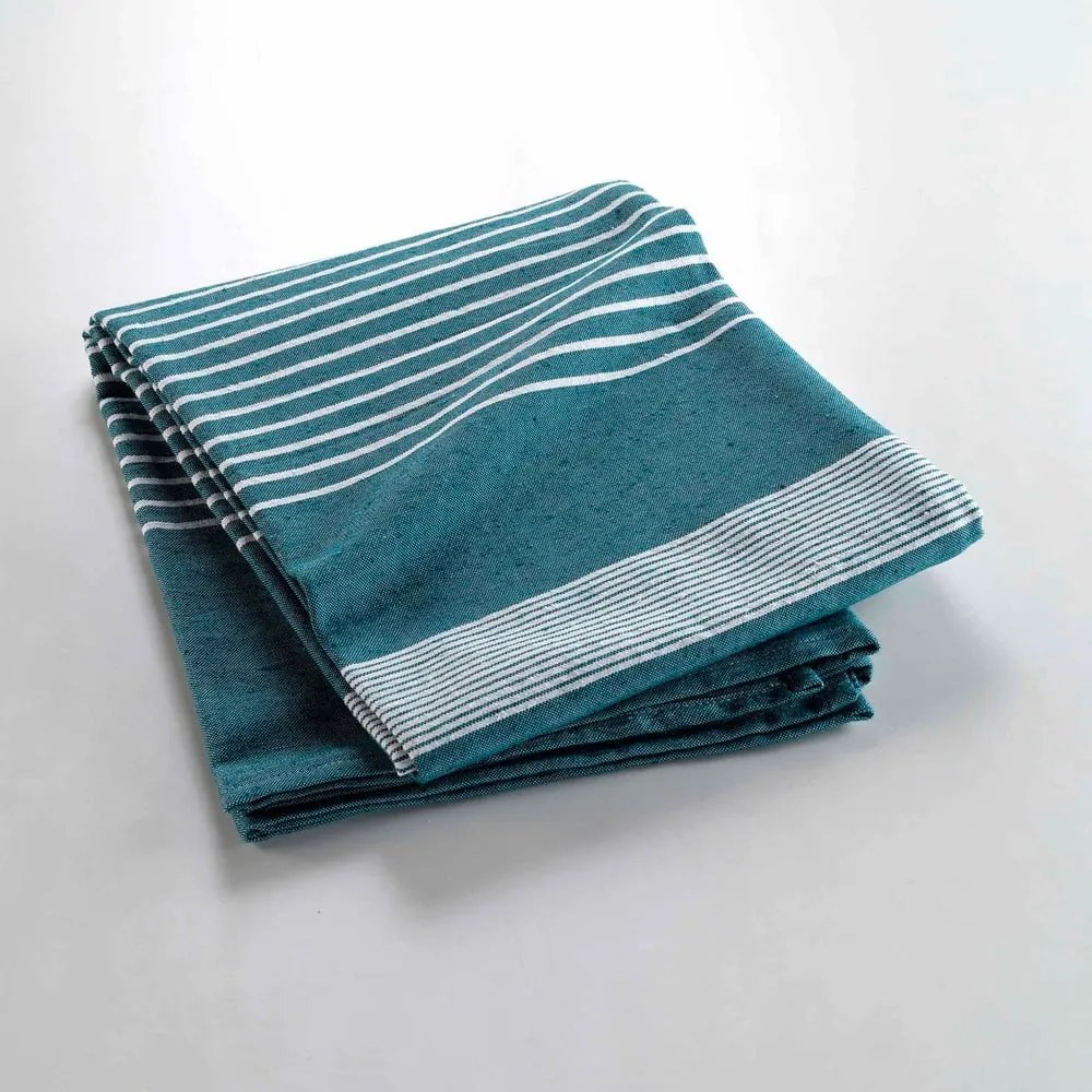 Modrý pléd 220x240 cm Adele – douceur d'intérieur