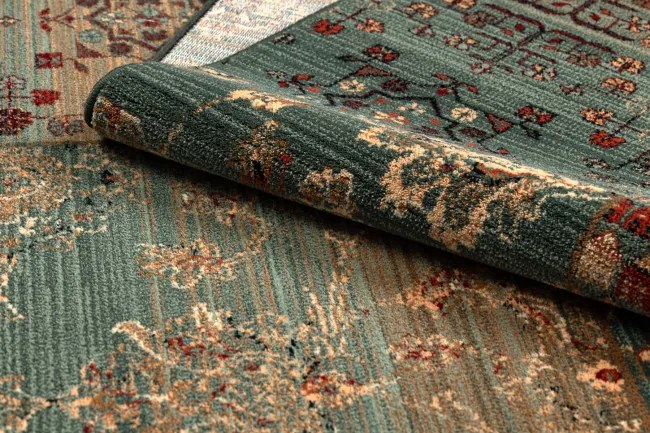Koberec KASHQAI 4327 400 Patchwork zelený