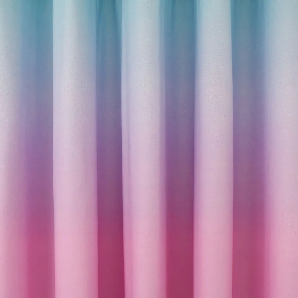 Ružový/fialový detský záves 2 ks 168x183 cm Ombre Rainbow Clouds – Catherine Lansfield